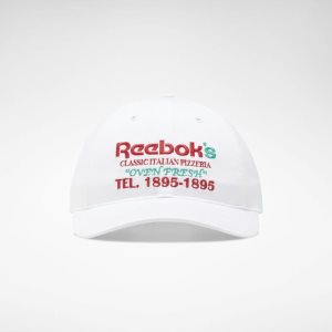 Czapka Damskie Reebok Classic Food Graphic Białe PL 90GSNQJ